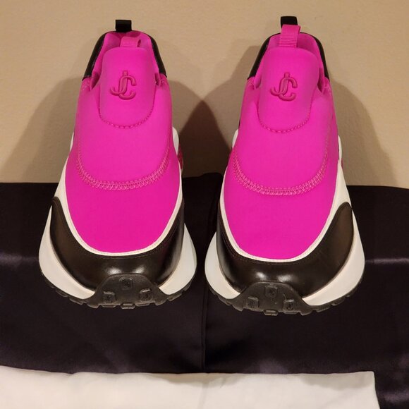 Brand New EU39 Jimmy Choo Sneakers Ballet Pink Slip On - Picture 2 of 12